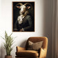 The Aristocratic Ram, Victorian Goat Canvas Painting, Victorian Animal Wall Art Decor, Poster Gift For Goat Lovers