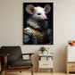 The Noble Mouseketeer, Victorian Mouse Canvas Painting, Mysterical Wall Art Decor, Poster Gift For Rat Lovers