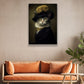 The Cat's Victorian Charm, Victorian Cat Canvas Painting, Victorian Animal Wall Art Decor, Poster Gift For Cat Lovers