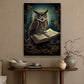 Sage of the Woodland The Owl's Tale, Owl Canvas Painting, Mystical Wall Art Decor, Poster Gift For Owl Lovers