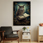 Sage of the Woodland The Owl's Tale, Owl Canvas Painting, Mystical Wall Art Decor, Poster Gift For Owl Lovers