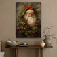 Holly Jolly Christmas, Santa Claus Canvas Painting, Xmas Wall Art Decor - Christmas Poster Gift