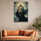 Celestial Madonna and Child, Virgin Mary Christmas Canvas Painting, Xmas Wall Art Decor - Christmas Poster Gift