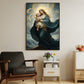 Celestial Madonna and Child, Virgin Mary Christmas Canvas Painting, Xmas Wall Art Decor - Christmas Poster Gift