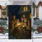 Carols by Candlelight, Christians Xmas Garden Flag - House Flag, Nativity Religious Winter Christians Flag Gift