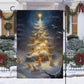 Angels Around The Christmas Tree, Angel Xmas Garden Flag & House Flag, Christmas Flag Gift For Angel Lovers