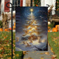 Angels Around The Christmas Tree, Angel Xmas Garden Flag & House Flag, Christmas Flag Gift For Angel Lovers