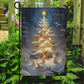 Angels Around The Christmas Tree, Angel Xmas Garden Flag & House Flag, Christmas Flag Gift For Angel Lovers