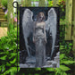 Guardian Of Winter's Elegance, Angel Xmas Garden Flag & House Flag, Christmas Flag Gift For Angel Lovers