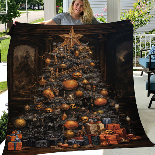 Gifts Arrange A Christmas Tree, Xmas Fleece Blanket & Sherpa Blanket Gift