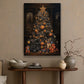 Gothic Holiday A Dark Christmas Celebration Christmas Canvas Painting, Xmas Wall Art Decor - Christmas Poster Gift