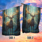 Reindeer Brighten In The Forest, Reindeer Xmas Garden Flag & House Flag Gift