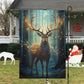 Reindeer Brighten In The Forest, Reindeer Xmas Garden Flag & House Flag Gift