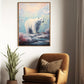 Sovereign Of the Ice The Polar Wanderer Christmas Canvas Painting, Xmas Wall Art Decor - Christmas Poster Gift