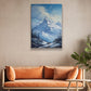 Solitary Summit Whisper of Winter Winds Christmas Canvas Painting, Xmas Wall Art Decor - Christmas Poster Gift
