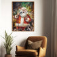 Santa's Christmas Concert A Jolly Serenade For All To Hear Christmas Canvas Painting, Xmas Wall Art Decor - Christmas Poster Gift