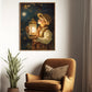Guided By Starlight A Journey Through The Celestial Night Christmas Canvas Painting, Xmas Wall Art Decor - Christmas Poster Gift