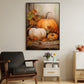 Pumpkins On The Table, Thanksgiving Canvas Painting, Wall Art Decor - Thanksgiving Poster Gift