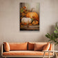 Pumpkins On The Table, Thanksgiving Canvas Painting, Wall Art Decor - Thanksgiving Poster Gift