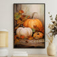 Pumpkins On The Table, Thanksgiving Canvas Painting, Wall Art Decor - Thanksgiving Poster Gift