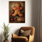 Funny Gingerbread Man On The Wall, Christmas Canvas Painting, Xmas Wall Art Decor - Christmas Poster Gift