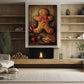 Funny Gingerbread Man On The Wall, Christmas Canvas Painting, Xmas Wall Art Decor - Christmas Poster Gift
