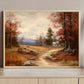 Peaceful Painting Of Autumn Countryside Scene, Thanksgiving Canvas Painting, Wall Art Decor - Thanksgiving Poster Gift