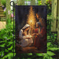Sacred Night Of Light, Christians Xmas Garden Flag & House Flag, Nativity Christians Flag Gift