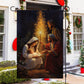 Sacred Night Of Light, Christians Xmas Garden Flag & House Flag, Nativity Christians Flag Gift