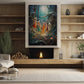 Enchanted Gathering A Dance of the Forest Spirits, Christmas Canvas Painting, Xmas Wall Art Decor - Christmas Poster Gift