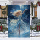 Angel Is Dancing, Angel Xmas Garden Flag & House Flag, Christmas Flag Gift For Angel Lovers