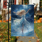 Angel Is Dancing, Angel Xmas Garden Flag & House Flag, Christmas Flag Gift For Angel Lovers