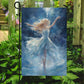 Angel Is Dancing, Angel Xmas Garden Flag & House Flag, Christmas Flag Gift For Angel Lovers