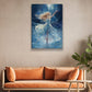 Dance of the Celestial Nymph Embracing the Cosmos, Christmas Canvas Painting, Xmas Wall Art Decor - Christmas Poster Gift For Dancing Lovers