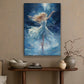 Dance of the Celestial Nymph Embracing the Cosmos, Christmas Canvas Painting, Xmas Wall Art Decor - Christmas Poster Gift For Dancing Lovers