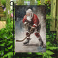 Winter Wonderland On Ice Christmas, Santa Claus Xmas Garden Flag & House Flag Gift