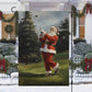 Funny Santa Claus Is Playing Golf Christmas, Santa Claus Xmas Garden Flag & House Flag Gift