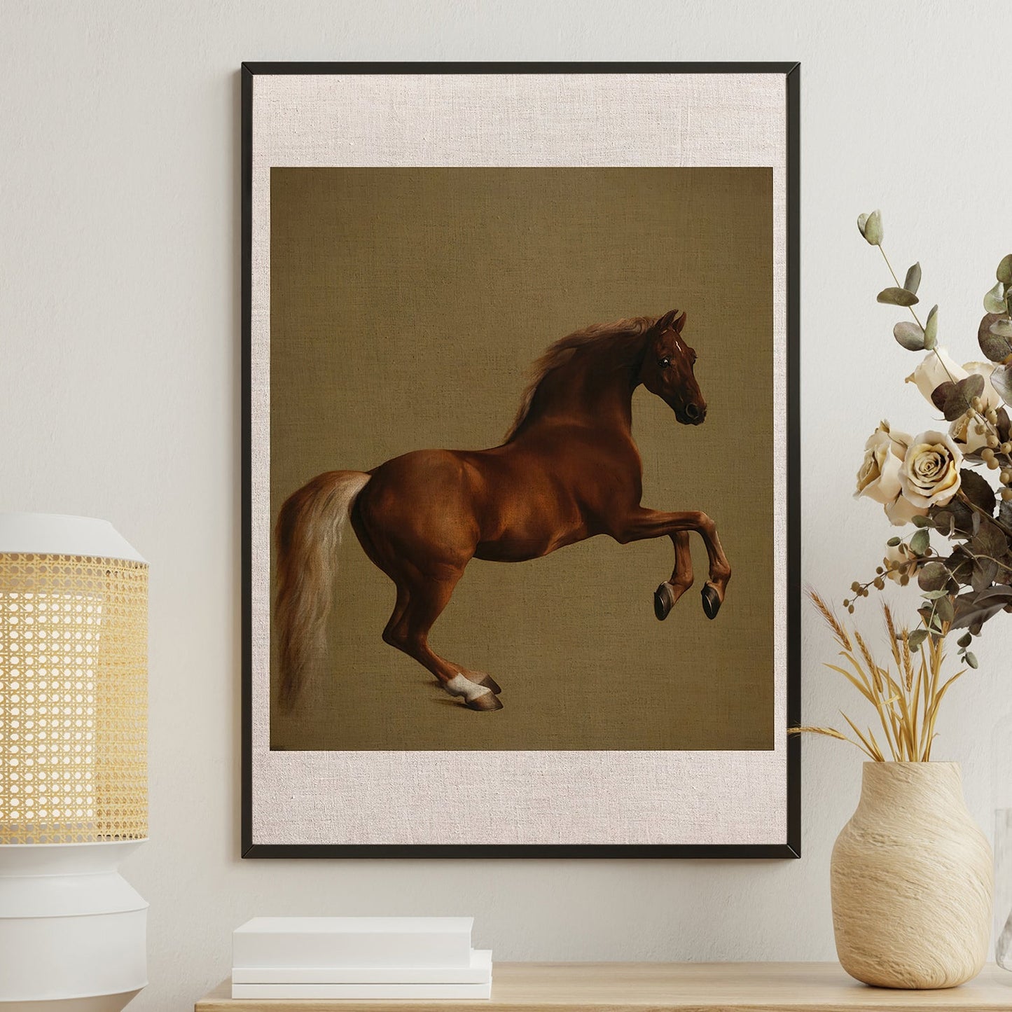 Graceful Gallop The Essence of Equine Beauty, Christmas Canvas Painting, Xmas Wall Art Decor - Horse Christmas Poster Gift