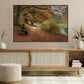 Autumn Reflections A Moment Of Solitude By The Lakeside, Thanksgiving Canvas Painting, Wall Art Decor - Thanksgiving Poster Gift