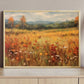 Golden Meadows Dance Of The Wildflowers, Thanksgiving Canvas Painting, Wall Art Decor - Thanksgiving Poster Gift