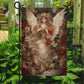 Vintage Angel With Heart Christmas, Angel Xmas Garden Flag & House Flag Gift