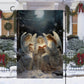 Angels Are Singing Christmas, Angel Xmas Garden Flag & House Flag Gift