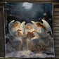 Angels Is Sign A Song Christmas, Angel Xmas Fleece Blanket & Sherpa Blanket Gift