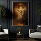 Angel's Embrace Of Light And Shadow, Christmas Canvas Painting, Xmas Wall Art Decor - Christmas Poster Gift For Angel Lovers