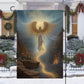 Guided By Celestial Light Christmas, Angel Xmas Garden Flag & House Flag Gift