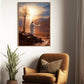 Mystical Desert Prophet, Christmas Canvas Painting, Xmas Wall Art Decor - Christmas Poster Gift