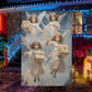 Angelic Messengers Of Festive Joy Christmas, Angel Xmas Garden Flag & House Flag Gift