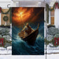 Jesus Through The Storm Christmas, Jesus Xmas Garden Flag & House Flag Gift