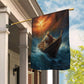 Jesus Through The Storm Christmas, Jesus Xmas Garden Flag & House Flag Gift