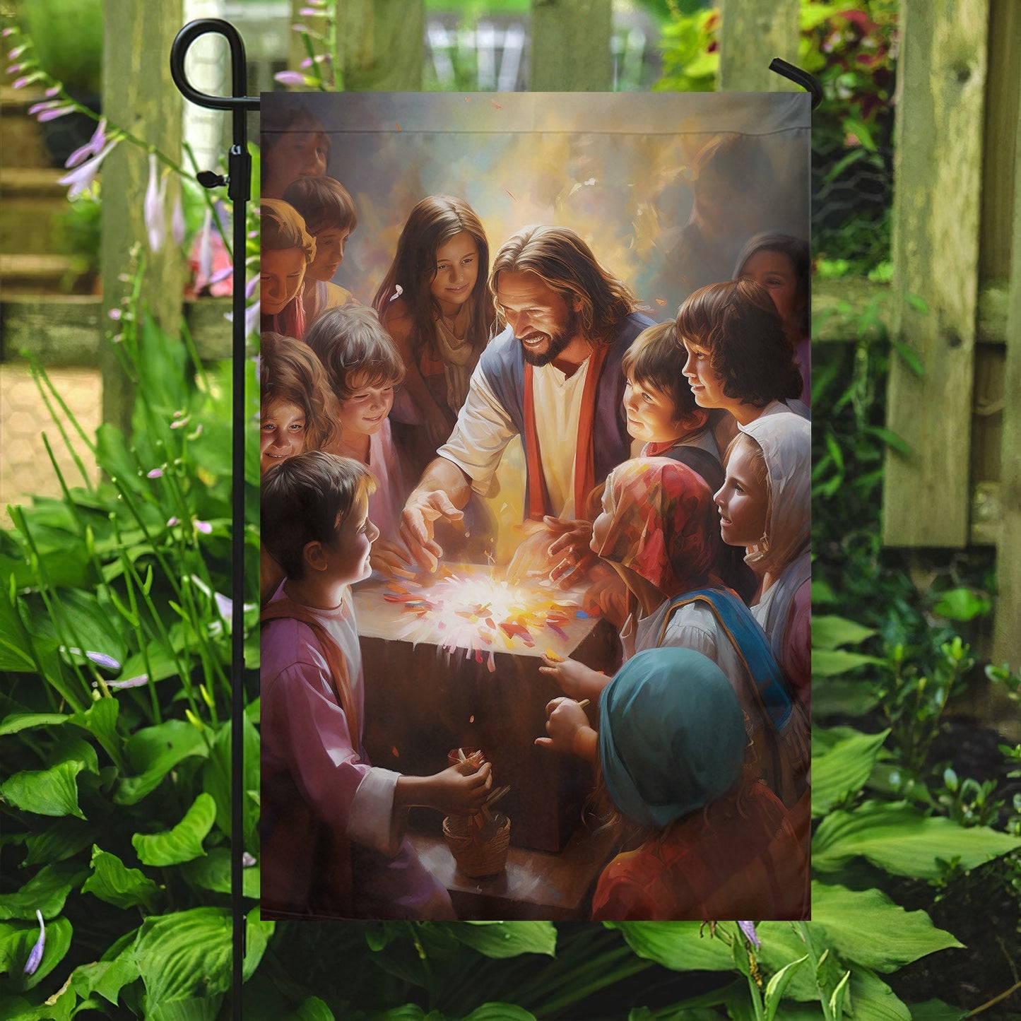 Moments Of Wonder Unity Faith Christmas, Jesus Xmas Garden Flag & House Flag Gift